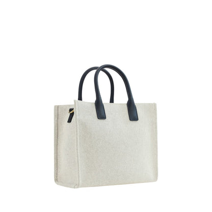 Versace Beige Cotton Shoulder Bag - XT & Co