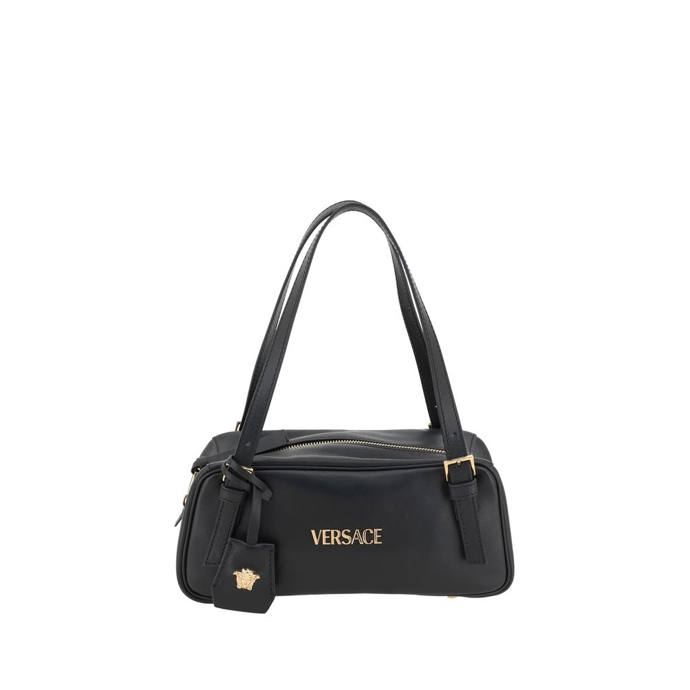 Versace Black Lamb Ovis Aries Aries Shoulder Bag - XT & Co