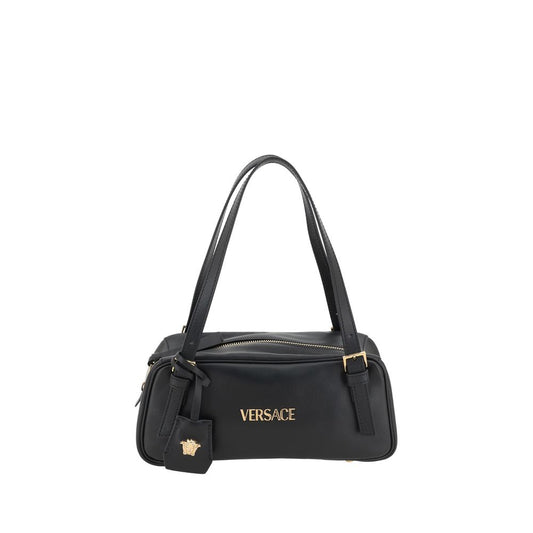 Versace Black Lamb Ovis Aries Aries Shoulder Bag - XT & Co