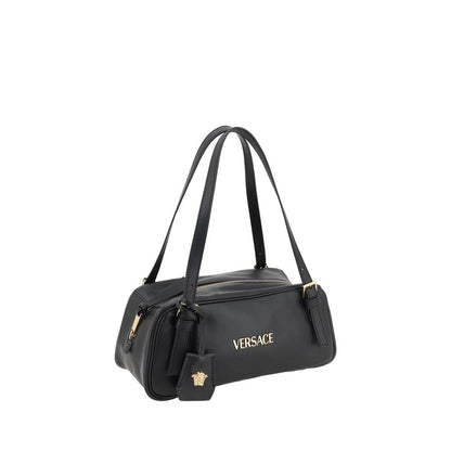 Versace Black Lamb Ovis Aries Aries Shoulder Bag - XT & Co