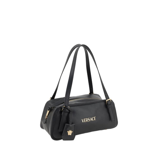 Versace Black Lamb Ovis Aries Aries Shoulder Bag - XT & Co