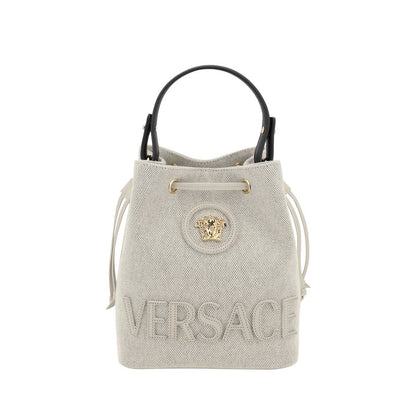 Versace La Medusa White  Bucket Bag, - XT & Co
