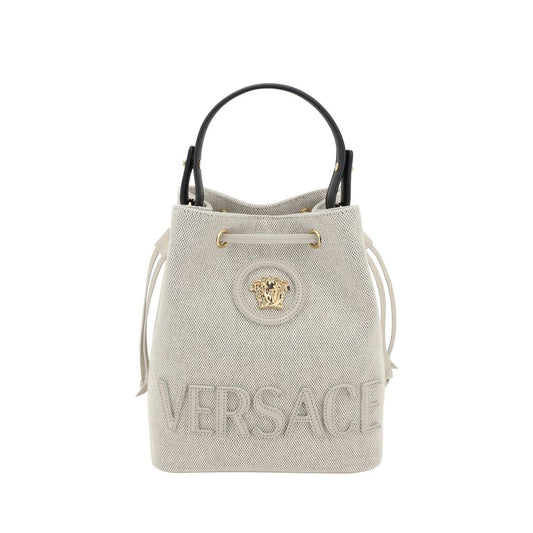 Versace La Medusa White  Bucket Bag, - XT & Co