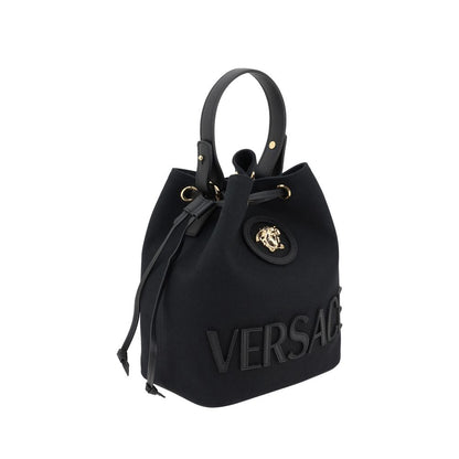 Versace Black  La Medusa Bucket Bag - XT & Co