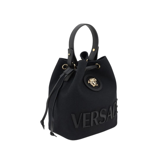 Versace Black  La Medusa Bucket Bag - XT & Co