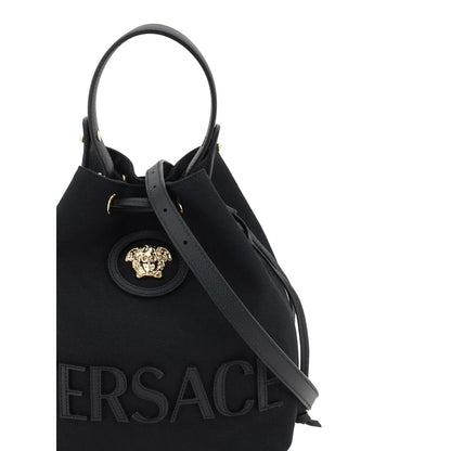 Versace Black  La Medusa Bucket Bag - XT & Co