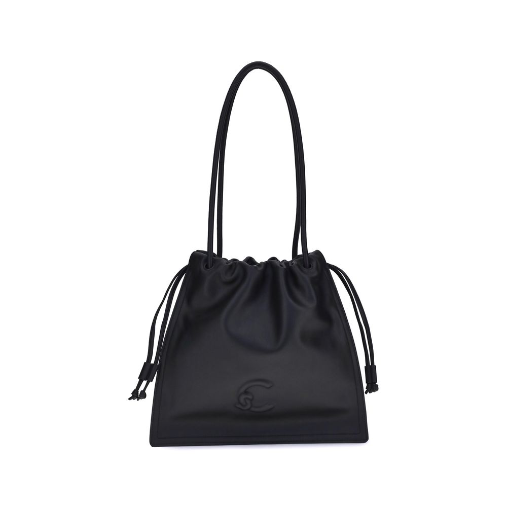 Coccinelle Black Bos Taurus  Leather Handbag - XT & Co