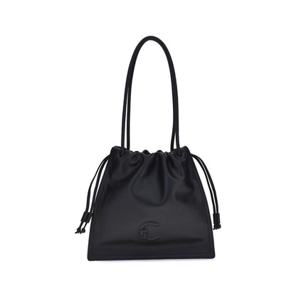 Coccinelle Black Bos Taurus  Leather Handbag - XT & Co