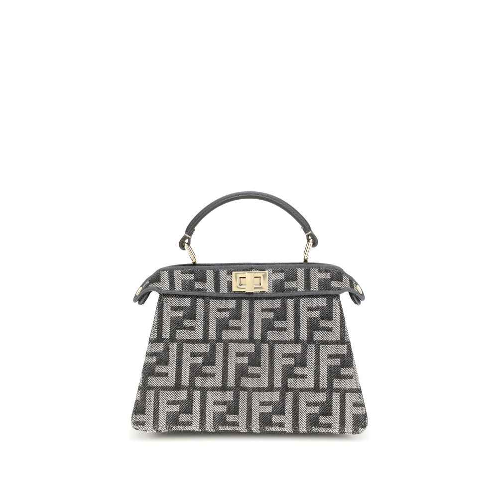 Fendi Blue Fabric Shoulder Bag by Fendi