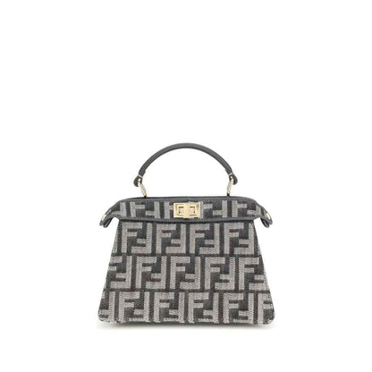 Fendi Blue Fabric Shoulder Bag by Fendi