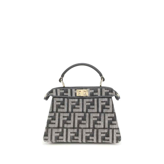 Fendi Blue Fabric Shoulder Bag by Fendi