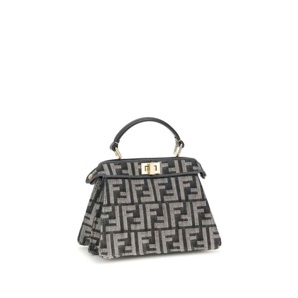 Fendi Blue Fabric Shoulder Bag by Fendi