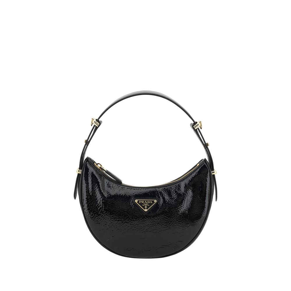 Prada Black Bos Taurus Calf Leather Shoulder Bag - XT & Co