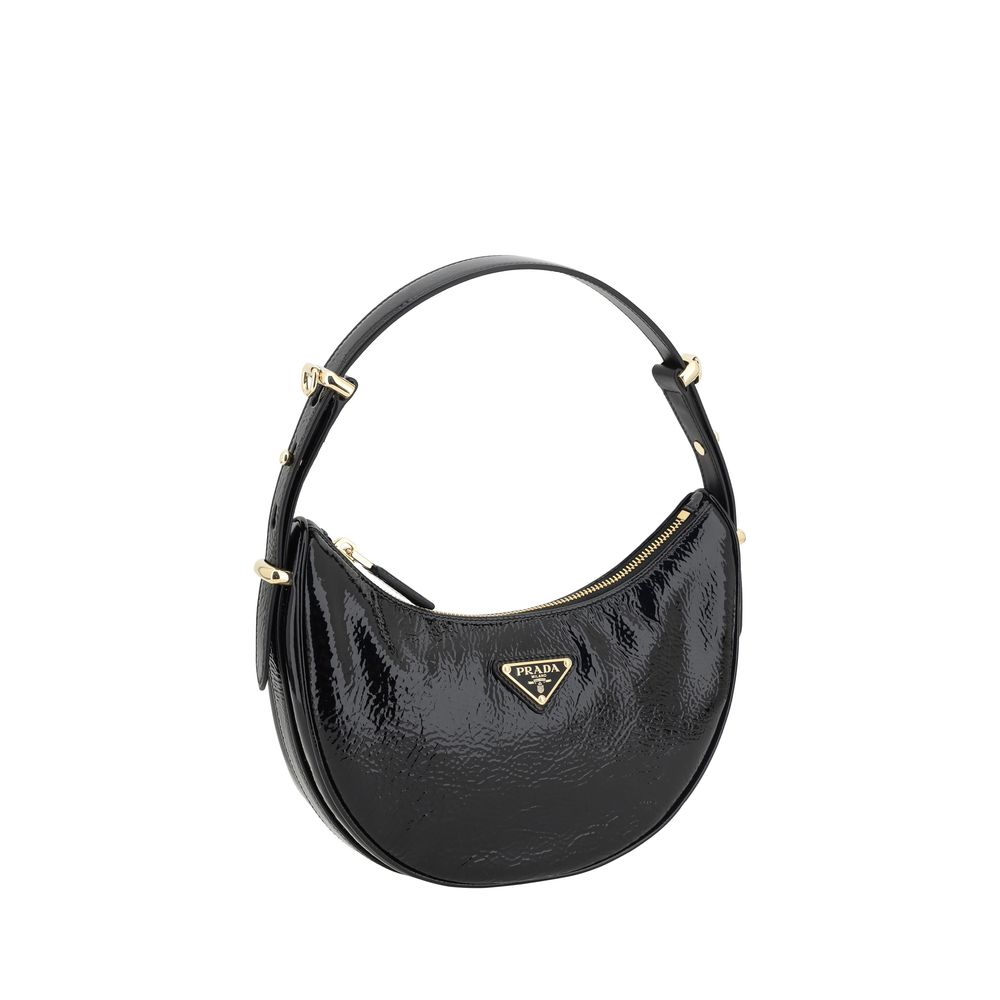 Prada Black Bos Taurus Calf Leather Shoulder Bag - XT & Co