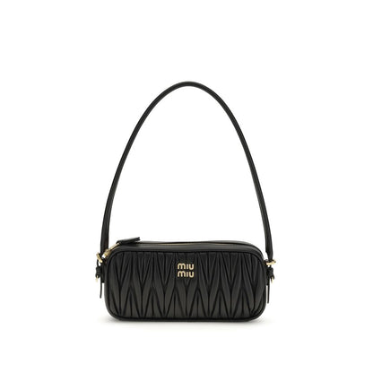Miu Miu Black Leather Shoulder Bag - XT & Co