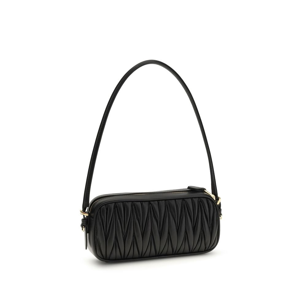 Miu Miu Black Leather Shoulder Bag - XT & Co
