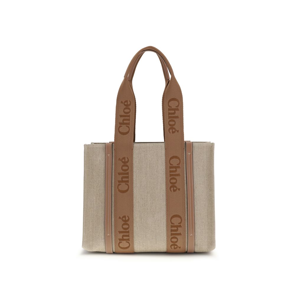 Chloé Beige Woody Shoulder Bag - XT & Co