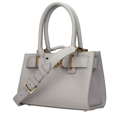 Versace Exquisite Gray Leather Handbag - XT & Co