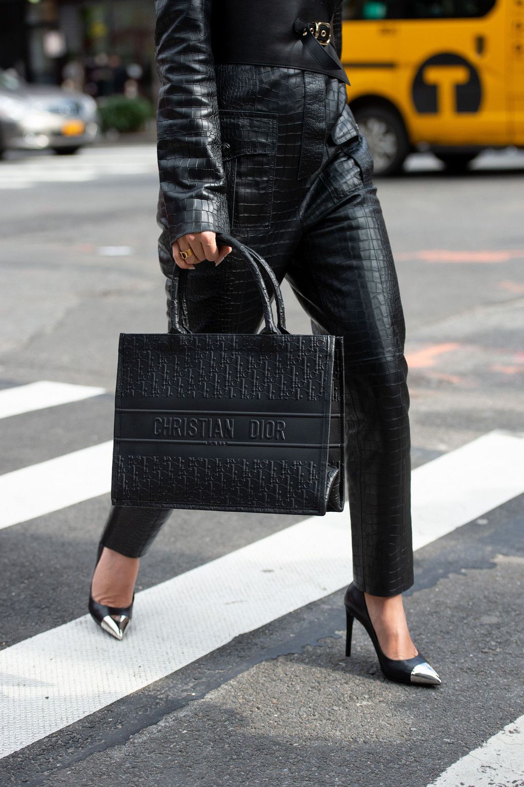Dior Book Tote Bag Black