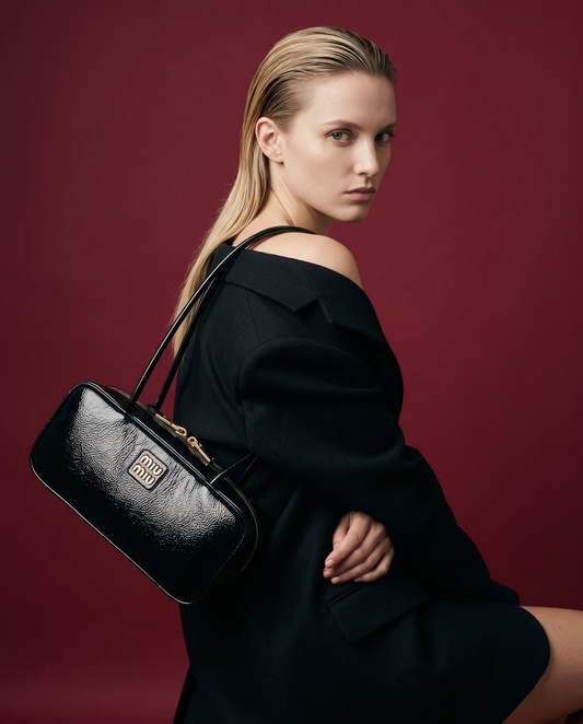 Miu Miu Beau Handbag Black